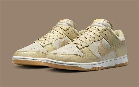 Nike Dunk Low tan suede